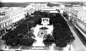 AIN-TEMOUCHENT - VUE AERIENNE - PLACE GAMBETTA
